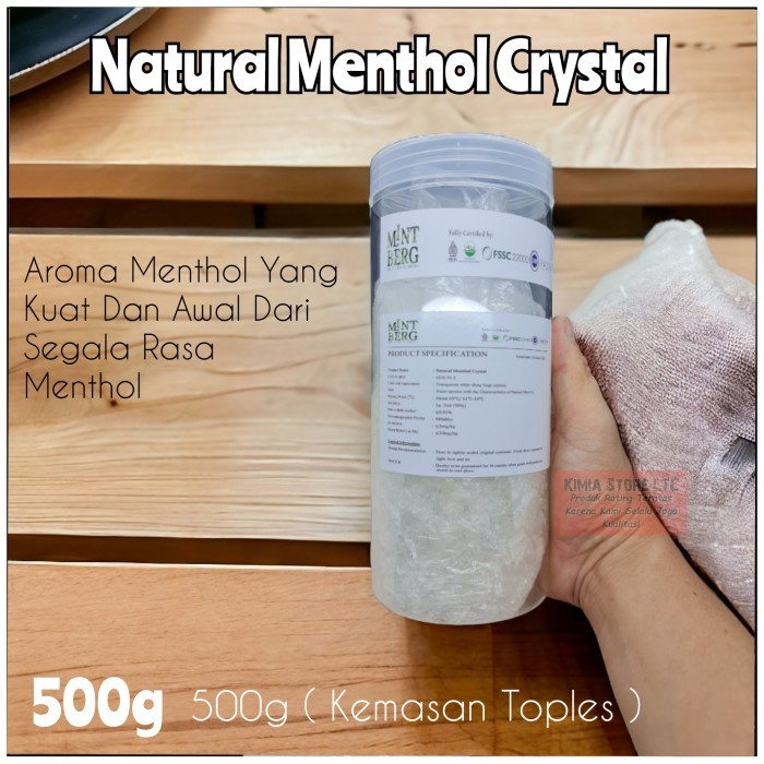MentholCrystal500GRAM / CRYSTAL MENTHOL ( NATURAL MENTHOL CRYSTAL )
