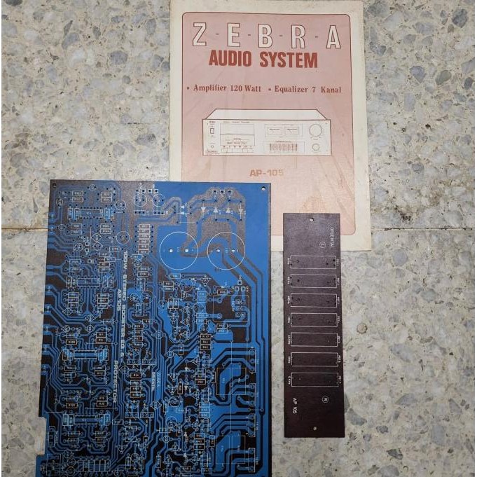 """] PCB AP105 Power Amplifier 120w dan Eq 7ch