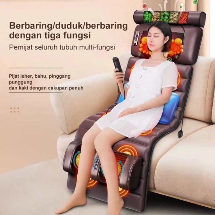 kursi pijat/matras pijat elektrik/alas pijat berbagai fitur pijat