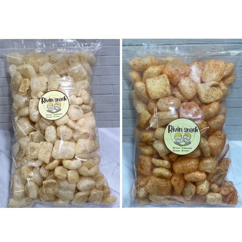 

KERUPUK KULIT PREMIUM 250gr ( GURIH , PEDAS , BALADO ) PROMO!!
