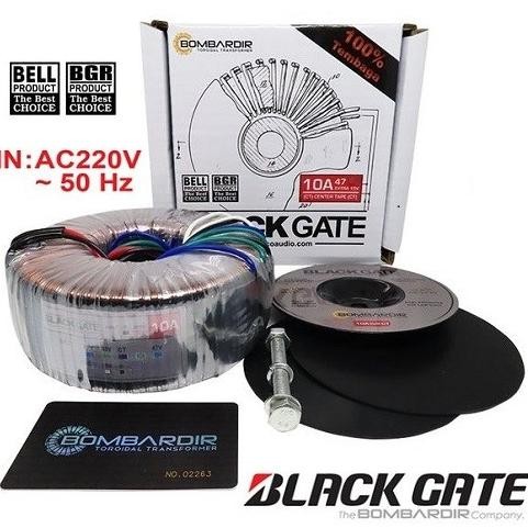 <<<<<] TRAFO TOROID 10A CT 47V - 56V (+CT) 15V 10Amp BOMBARDIR BLACK GATE BELL BGR Tembaga Asli Murn