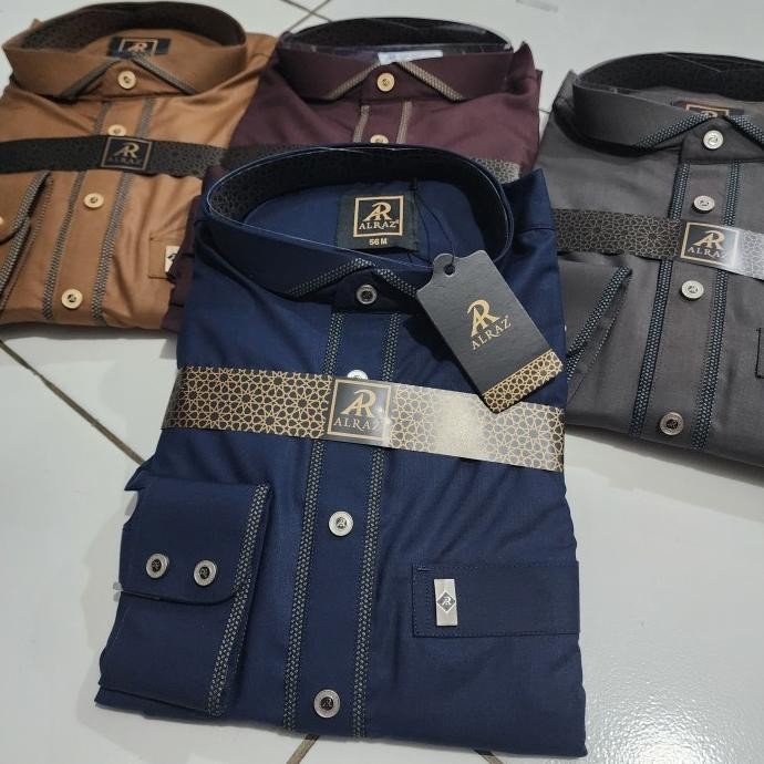 Gamis / Jubah Al raz Manset premium / Alnoor / alharamain