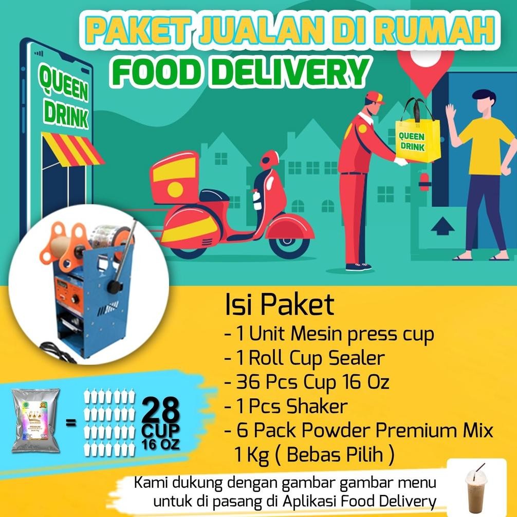 

Bubuk Minuman Queen Powder Pum Rasa Taro 1Kg