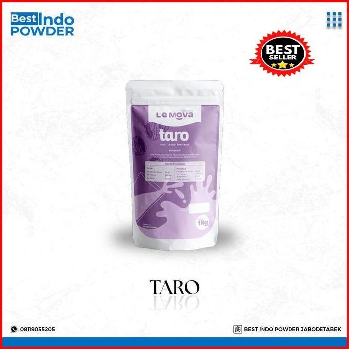 

Bubuk Taro Lemova / Powder Taro / Bubuk Minuman 1Kg Terbaru 100 % Original