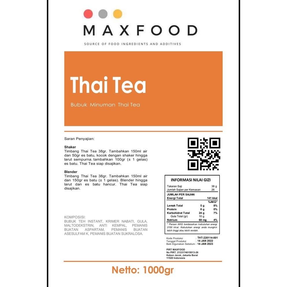 

1Kg Bubuk Thai Tea Powder Drink / Bubuk Minuman Thai Tea / Px Thai Tea / Pks Thai Tea