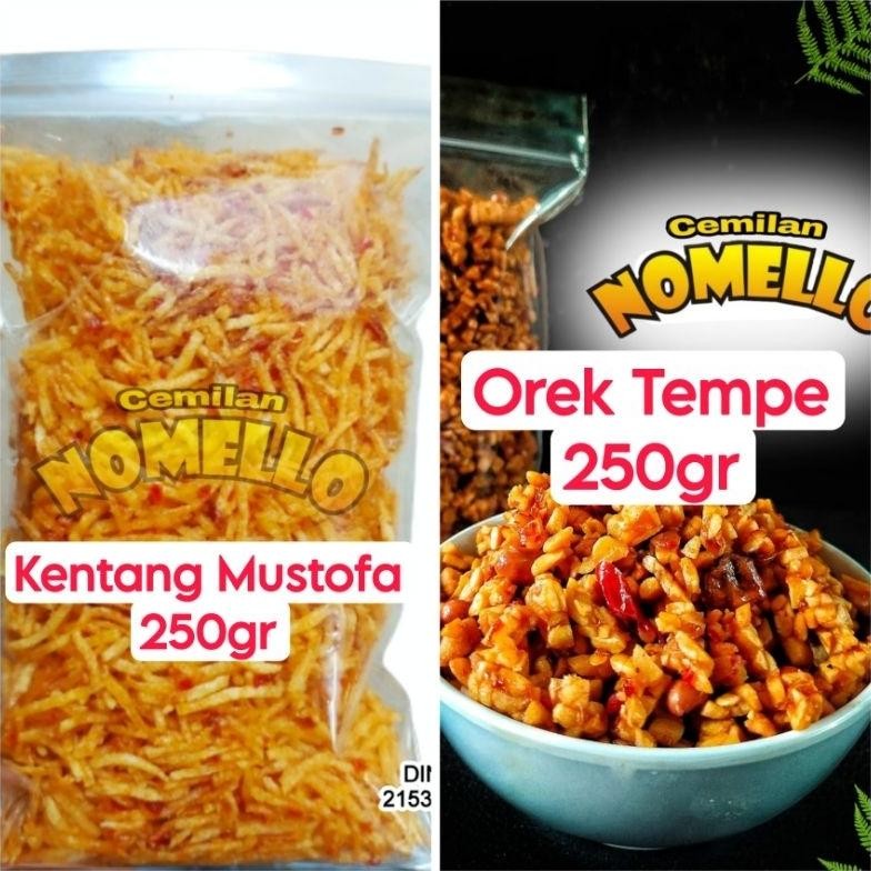 

Kentang Mustofa plus Orek Tempe pedas manis