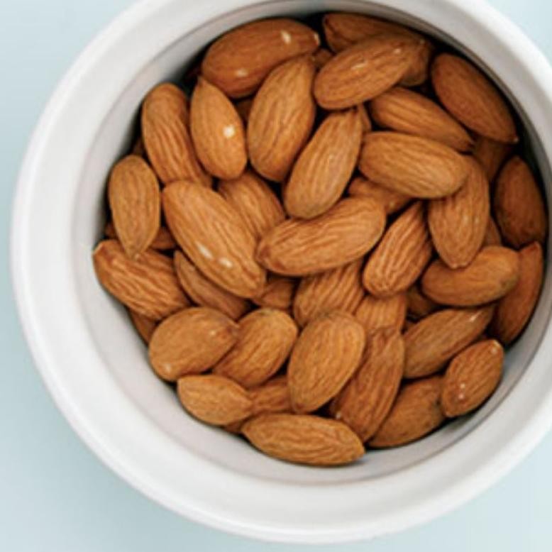 

250gram ALMOND PANGGANG ORIGINAL TAWAR tanpa kulit (Roasted Plain) blue diamond