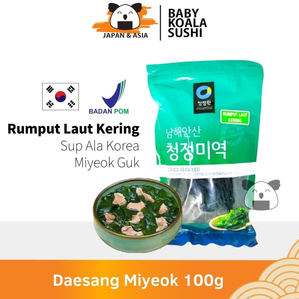 

DAESANG Miyeok Dry Wakame Korea 100 g Rumput Laut Kering for Soup