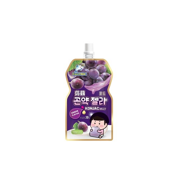 

CAPTAIN DOLPHIN KONJAC JELLY GRAPE 130 GR