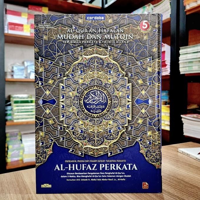 Alquran Hafalan Al-Hufaz Terjemah Per Kata Tajwid Warna Ukuran A4 terlaris