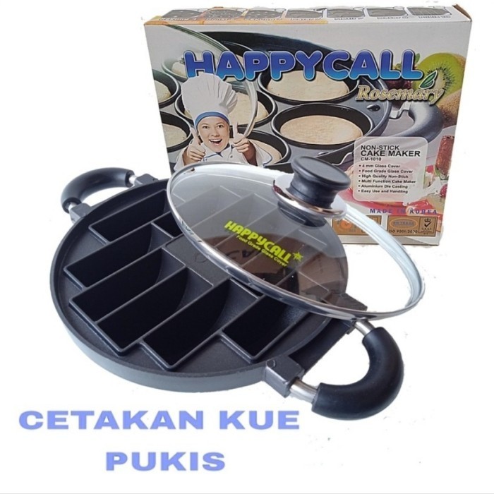 Cetakan Pukis Teflon Happy Call 10 Lubang/Cetakan Pukis Happy Call 10L