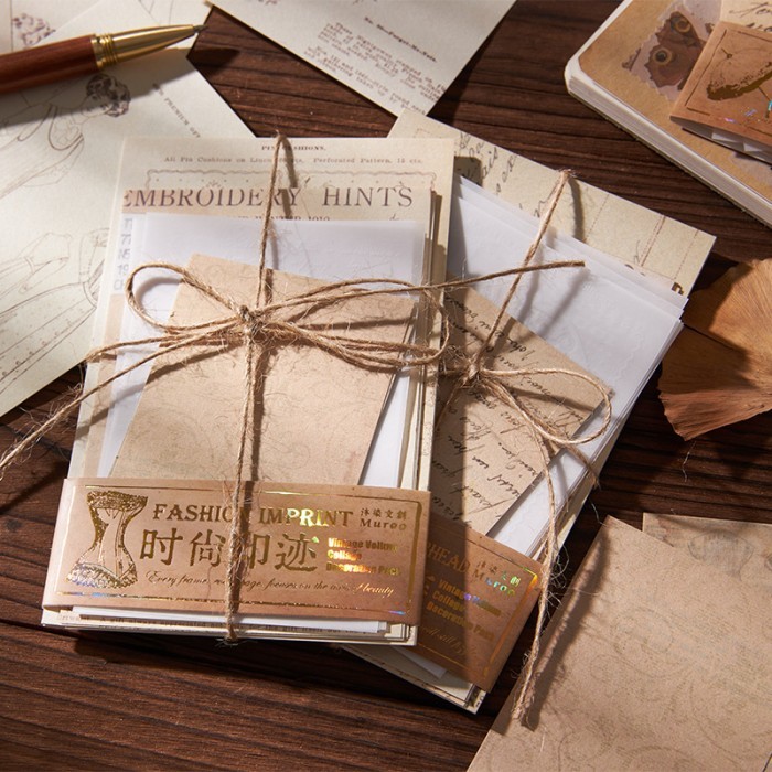 

32 Pcs / Pack Kertas Dekorasi VINTAGE COLLAGE Journal Series DIY CRAFT Kertas Hias