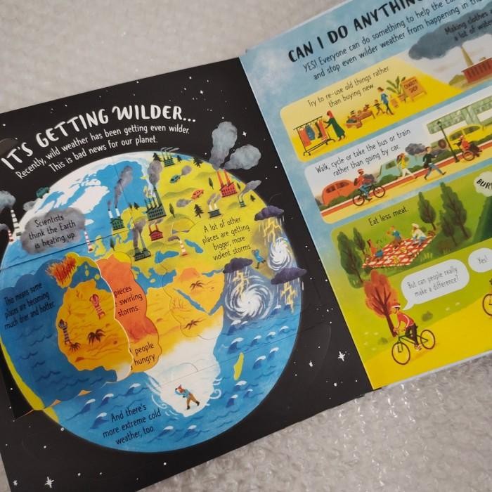 

Sale Ex Display Board Book Usborne Look Inside Wild Weather Buku Anak