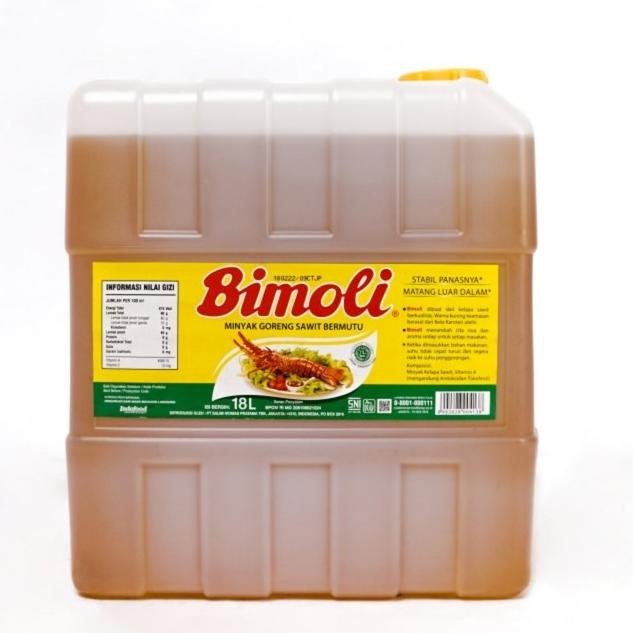 

Bimoli Minyak Sawit Bermutu Jirigen/Pouch/Botol/Jirigen 18 Liter Original Dan Terlaris