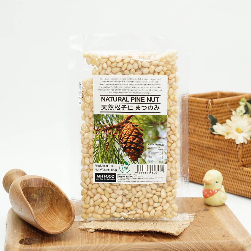 

MH Natural Pinenut 100gr Kacang Pinus