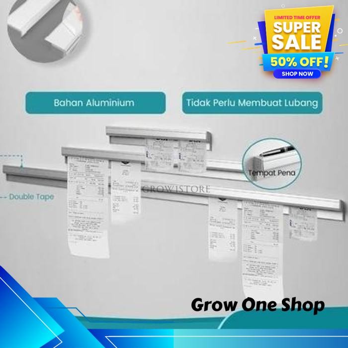

CAPITAN NOTA 100CM 60CM 30CMBILL HOLDER CAPITAN NOTA STAINLESS PENJEPIT KERTAS BON BILL RECEIPT HOLDER TERBARU BEST QUALITY !!