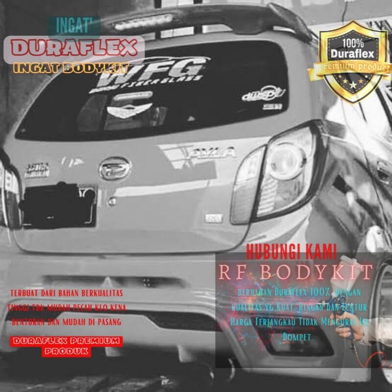 Bodykit Ayla Yaris Belakang Body Kit Bodikit