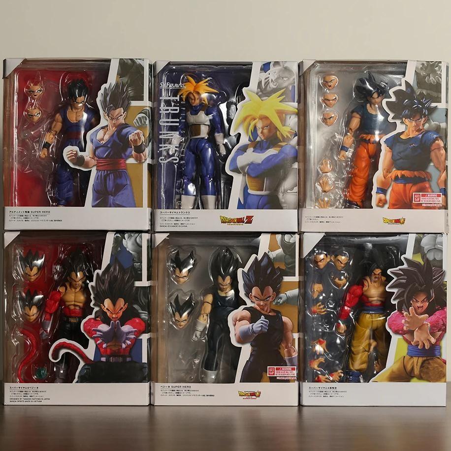 Dragon Ball Son Goku Vegeta Trunks Gohan Android No.18 Piccolo Shf Action Figure Collection Model To