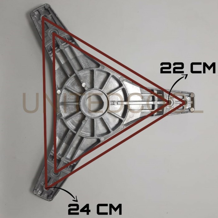 SEGITIGA PLAT BAWAH SPIDER MESIN CUCI SAMSUNG DC66-0046A