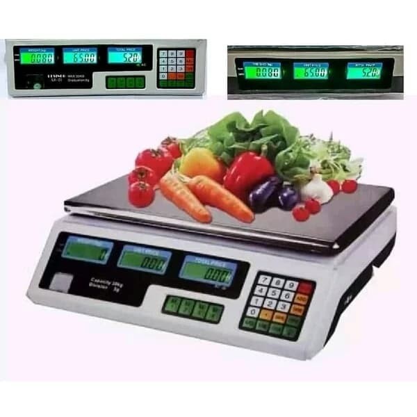 Murah Timbangan Buah/ Laundry/ Sembako/Timbangan digital Lesindo Ls 21 30 Kg Non COD