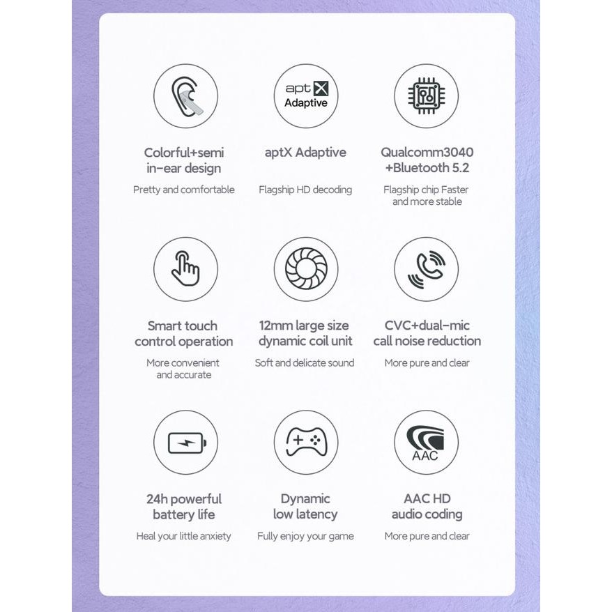 Haylou T33 Moripods Tws Wireless Earphone Headset Earbuds Alt Gt5 Gt3