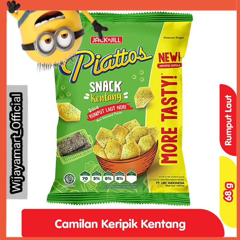 

Piattos Snack Kentang Rumput Laut 68 g