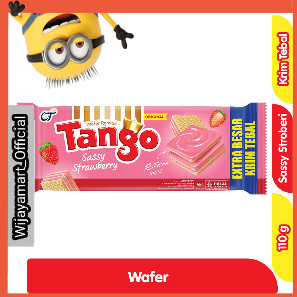 

Tango Wafer Sassy Stroberi 110 g