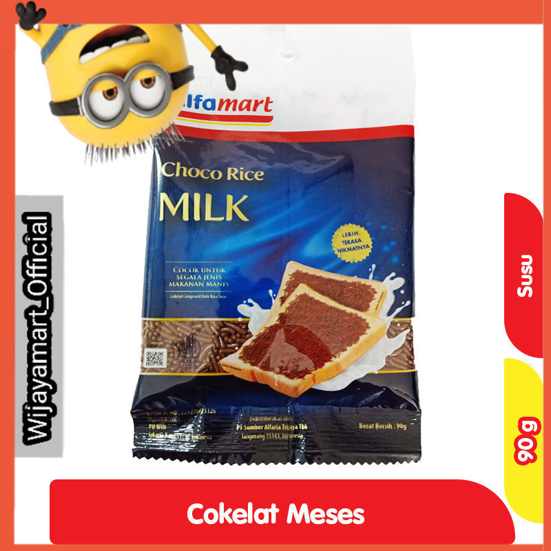 

Alfamart Choco Rice Meses Cokelat Susu 90 g