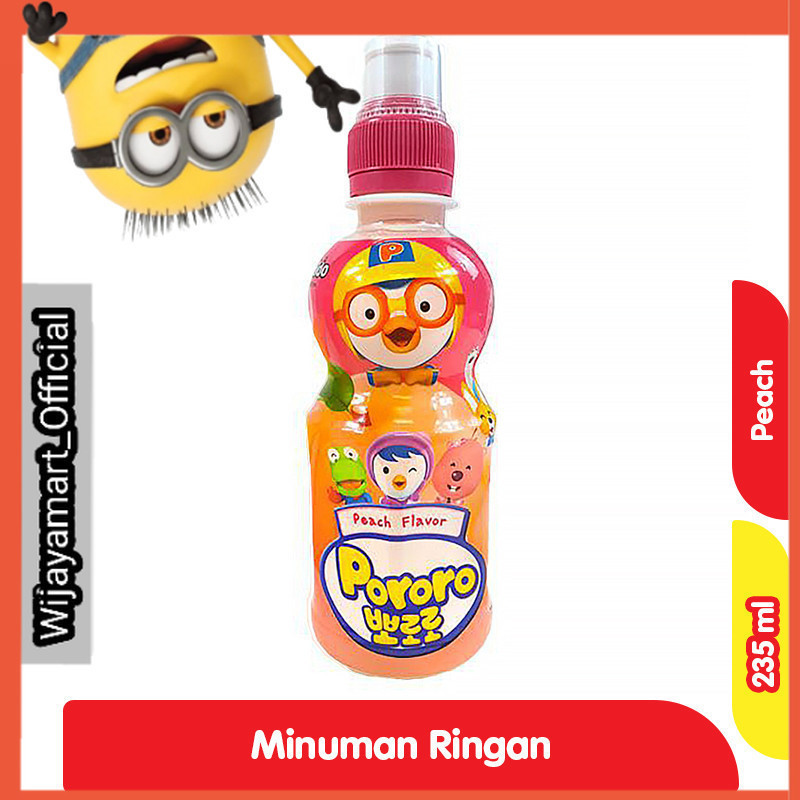 

Pororo Minuman Rasa Persik Botol 235 ml