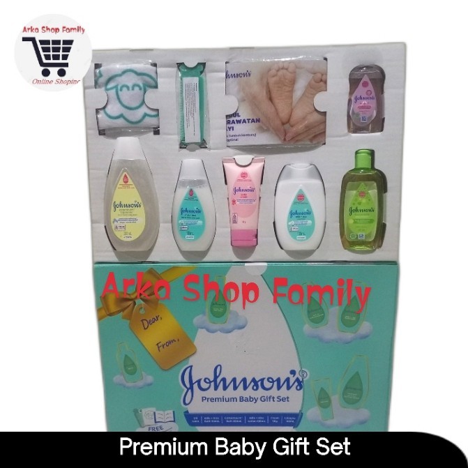 

JOHNSONS Premium Baby Gift Set Box Perlengkapan Bayi Newborn Kado