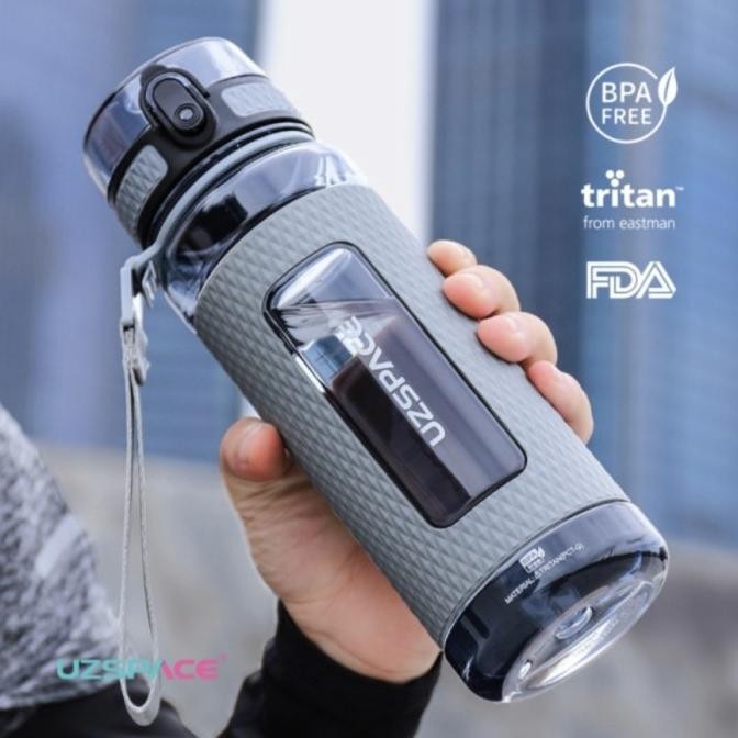 UZSPACE 5032 Botol Minum Olahraga Besar 1.5 Liter USA Tritan