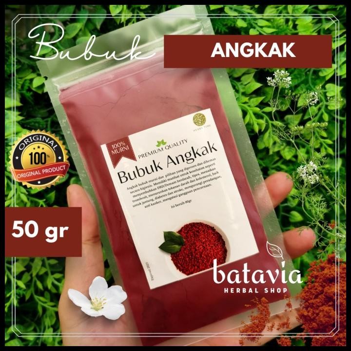 

Terbaru|New|Terlaris Angkak Bubuk Murni 50Gr Premium Hong Qu Mi Red Yeast Rice Herbs Time Best Seller