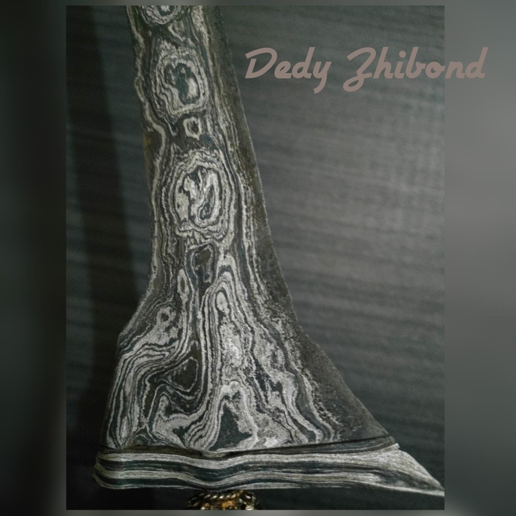 Koleksi Tradisional Keris Pusaka Sepuh TUS Jalak Tilam Dwi Pamor Melati Tumpuk Maskumambang Tuban Nyandhang Gayaman Surakarta Kolektor Item