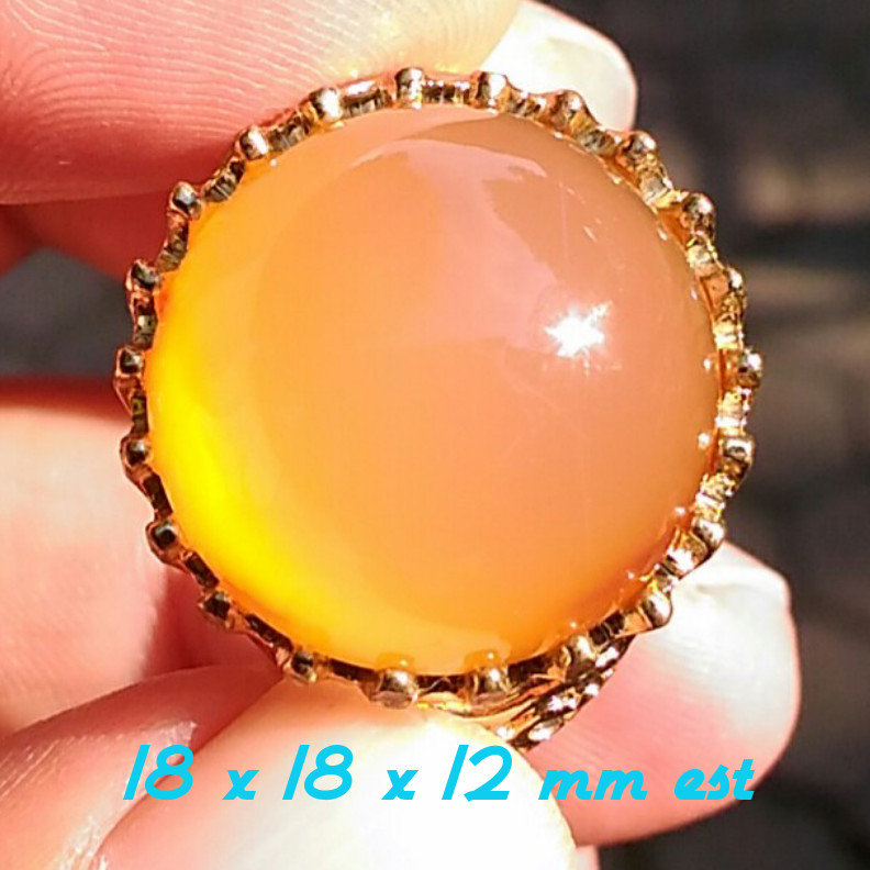 Natural Anggur Obi Top Kristal Luster