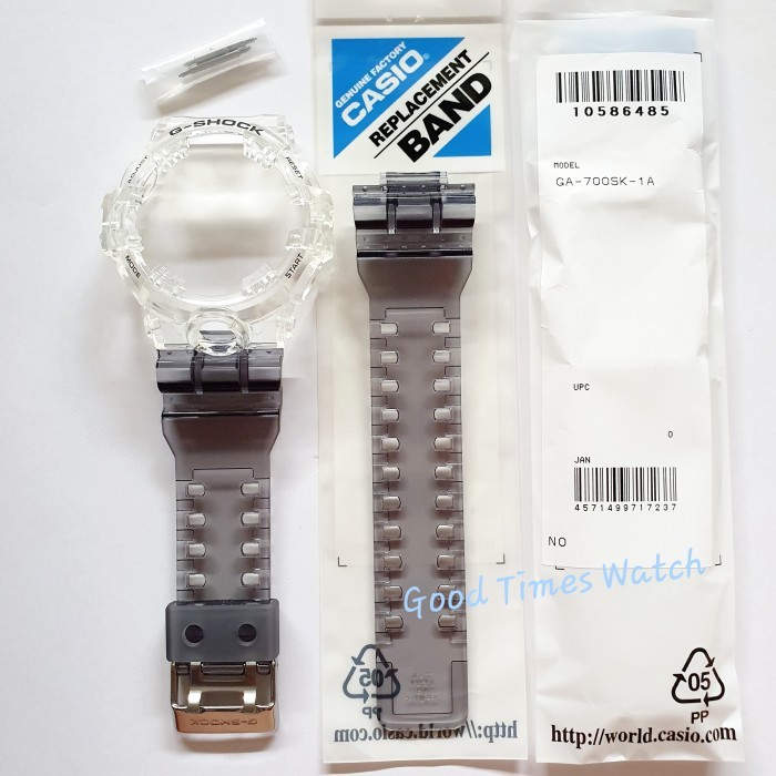 TERBARU PAKET STRAP BEZEL G-SHOCK GA-700SK-1A GA 700SK GA 700 CASIO ORIGINAL