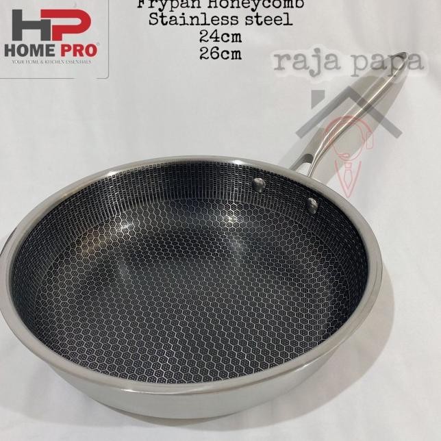 Rapa Home Pro Frypan Wajan Tainle Teel Honeycomb