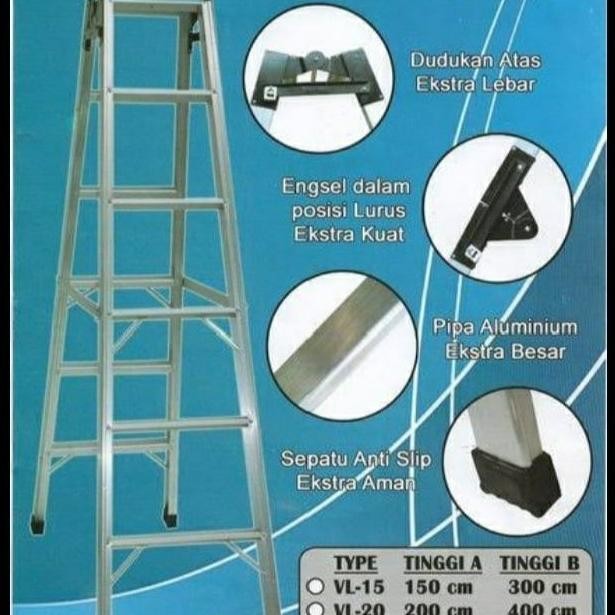 Spesial Tangga Lipat Victory Aluminium Bina Karya