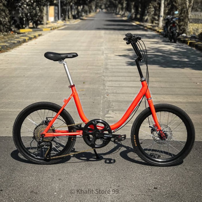 TERBARU Sepeda Minion Bike Minitrek Frame Japan Asli 20 inch Warna Orange HOT SALE!