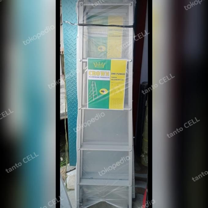 Terjangkau Tangga Lipat / Tangga Aluminium 2 Fungsi /Berkualitas - Kuat