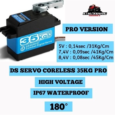 SERVO HIGH VOLTAGE DS3235 PRO 35KG WATERPROOF CORELESS SERVO DS 3235