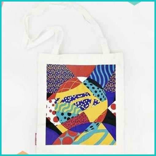 Tote bag tas canvas sk ii x karan original 07D35Z4 ready to atc