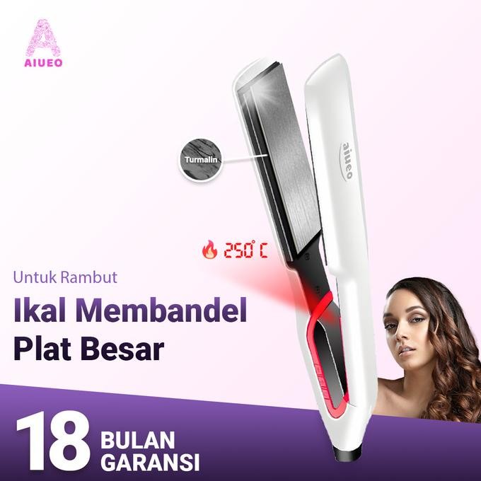 [Exellent] AIUEO Catokan Rambut Lurus 957 | Alat Catok Rambut PRO