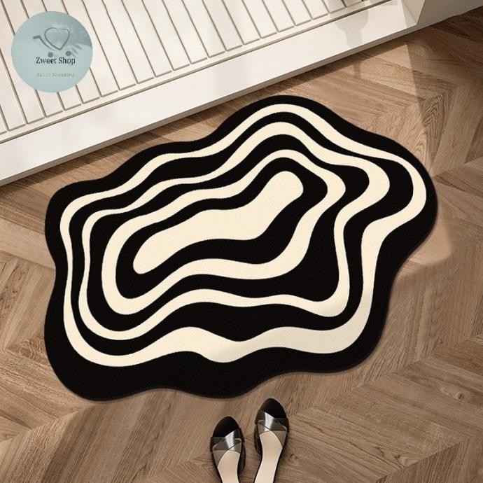 Murah Keset Kaki Anti Slip Keset Kaki Karet Alas Lantai Keset Kaki Diatomite Serap Air Keset Lantai 