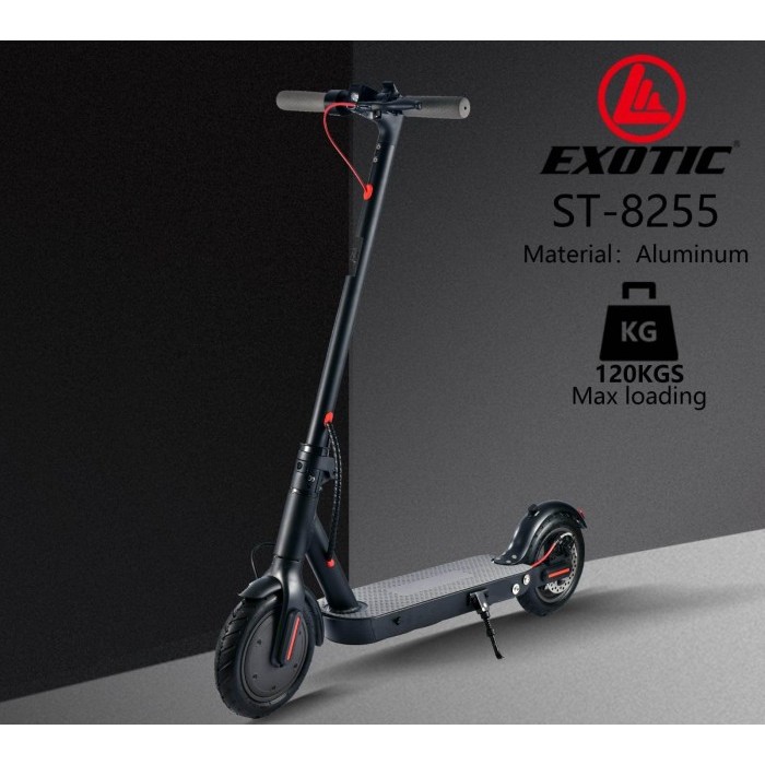 Scooter Skuter ST8255 Lipat Dewasa Anak Electric EXOTIC ST 8255