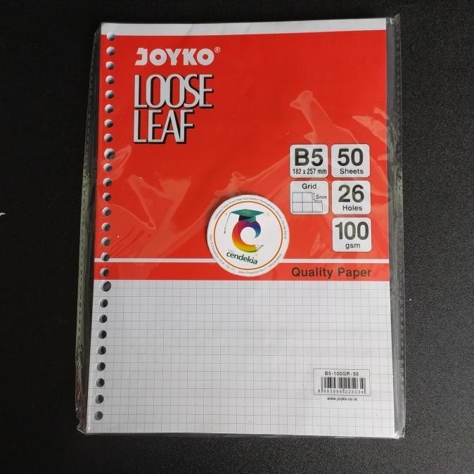 

yang dicari] Isi binder JOYKO B5 kotak-kotak Loose leaf JOYKO B5 kotak-kotak