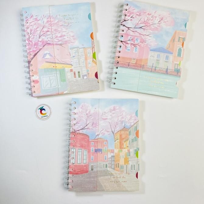 

~^~^~^] Buku Notebook Spiral Aesthetic Hard Cover A5 - Came to Your City