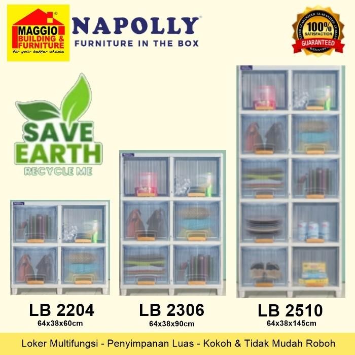 Lemari Plastik Minimalis - Rak Susun - Laci Multifungsi - Lb - Napolly Termurah 100 % Original