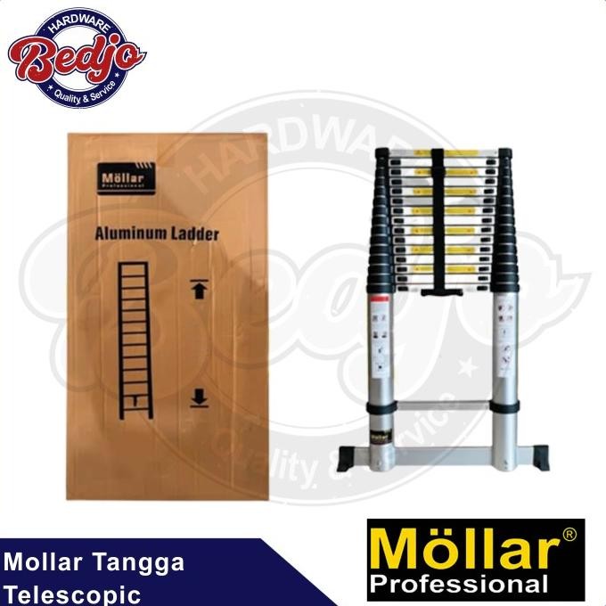 Terjangkau Mollar Tangga Telescopic Single - Tangga Lipat Teleskopik Aluminium