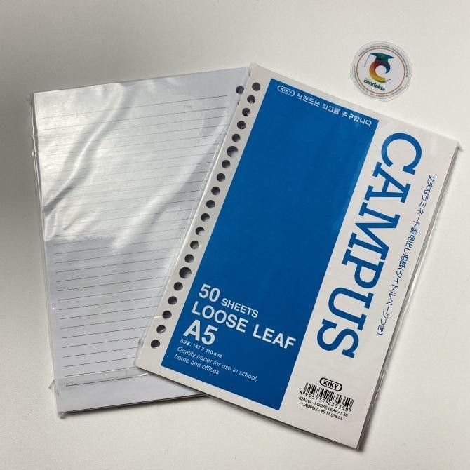 

$$$$] Isi Binder Loose Leaf A5 KIKY Bergaris