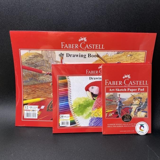 

^^^^^] Sketchbook Drawing Book Faber Castell A5 & A4 (20 lbr)